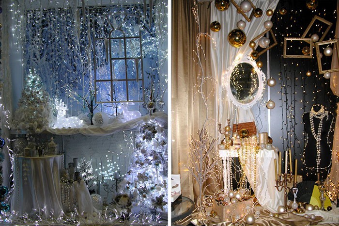 Как можно по-особенному украсить зал на Новый год: цвет, флористика, гирлянды и прочий декор