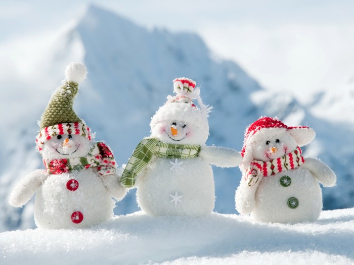 Снеговики к Новому году своими руками
